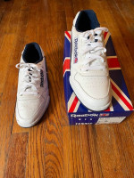 New Vintage 1991 Reebok Act 600 Men’s Tennis Shoes, BCB Sneaker Wedges