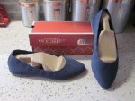 Skechers Womens Fashion Knits Slip On Shoes - Navy Blue