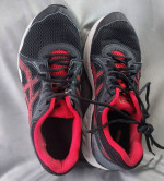 Asics Athletic Shoes - Black w/Red, Size 8.5, Sell