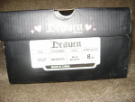 WOMEN'S DRAVEN ROSE PRINT (ROSES) WEDGE HEEL SHOES - SZ. 8W - NEW