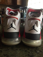 Nike Air Jordan 270 Fire Red Basketball Sneakers Shoes sz 11