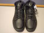 Nike Air Jordan Retro 1 Mid Black Basketball Shoes 554724-034 Men 11.5