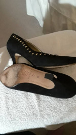 Italian black shoes 7 1/2