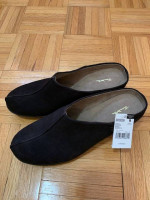 New Thom McAn Alberta Brown Suede Wedges Shoes 9