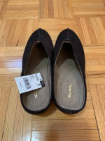 New Thom McAn Alberta Brown Suede Wedges Shoes 9