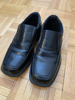 Good Cond. Hunter's Bay Black Boys Big Kids Dress Shoes Size 6