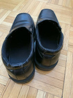 Good Cond. Hunter's Bay Black Boys Big Kids Dress Shoes Size 6