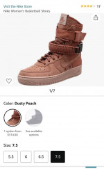Nike THE FORCE IS FEMALE high top shoes NEW