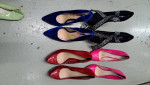 11 pairs of female shoes plus kids boots