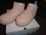 Brand New Womens sz 8.5 Beautiful "SO" Pink ankle hi shoes