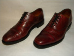 Allen Edmond's Exchange Place Oxford Dress Shoes 9.5 Oxblood