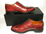 Allen Edmond's Exchange Place Oxford Dress Shoes 9.5 Oxblood
