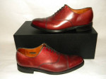 Allen Edmond's Exchange Place Oxford Dress Shoes 9.5 Oxblood