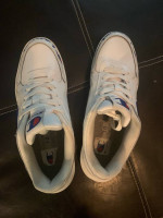 Champion Size 10 White Leather Shoes