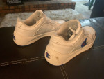 Champion Size 10 White Leather Shoes