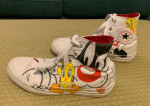 Converse Looney Tunes All Star size 4 tennis shoes
