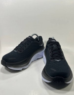 Size 8D - Men’s Hoka One One Bondi 8 ‘Black White’ Shoes 1123202BWHT Wmns