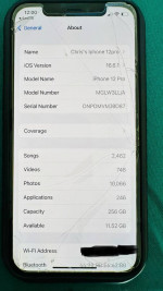 Iphone 12 pro 256gb