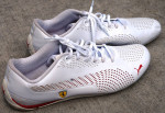 FERRARI PUMA DRIFT CAT 5 ULTRA II MEN'S 13 WHITE SHOES!