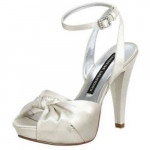 $248 Satin Chinese Laundry Baldwin Satin 8 1/2 Ivory Wedding Shoes
