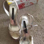 $248 Satin Chinese Laundry Baldwin Satin 8 1/2 Ivory Wedding Shoes