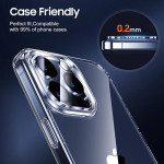 Compatible for 3 Pack iPhone 15 Pro/iPhone 15 Pro Max Camera Lens Prot