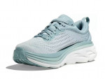 HOKA Men’s Bondi 8 Shoes-Cloud Blue/Ice Flow in Perfect Condition