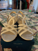 Women's Dress Silver Shoes SIZE 10