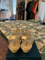 Women's Dress Silver Shoes SIZE 10
