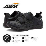 Avia Avi-Union II Strap Non Slip Shoes for Women – Size 8.5 Black