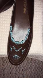Women's St. John's Bay brown shoes new, 7 1/2