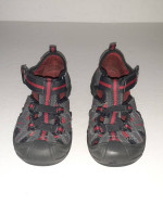 MERRELL Hydro Hiker Athletic Sandals Shoes Youth Sz 10 W - Grey/ Red