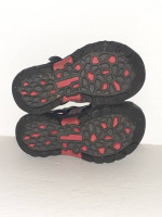 MERRELL Hydro Hiker Athletic Sandals Shoes Youth Sz 10 W - Grey/ Red