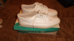 Men Casual White Shoes, Size 10.5