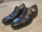 Men's JF Ferrar Dark Brown Loafers/Dress Shoes, size 9