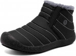 Snow Boots Slip On Shoes Size 7.5 US, 38 Men and Women Faux Fur Lined