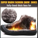 Snow Boots Slip On Shoes Size 8.5 Men and Women Faux Fur Lined Winter