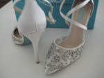 Wedding Shoes ~ Size 8 ~ Glitzy ~ 4" Heel