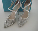 Wedding Shoes ~ Size 8 ~ Glitzy ~ 4" Heel