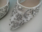 Wedding Shoes ~ Size 8 ~ Glitzy ~ 4" Heel