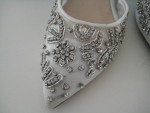 Wedding Shoes ~ Size 8 ~ Glitzy ~ 4" Heel