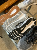17 pairs of womens athletic shoes size 8.5