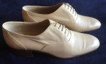 ARTIOLI STAR, RARE EXCLUSIVE OFF-WHITE, 10.5 D DRESS SHOES