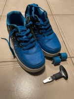 Kids rolling shoes, 2 wheels, size 33 EU