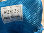 Kids rolling shoes, 2 wheels, size 33 EU