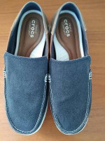 14M Crocs Mens Slip-on Triple Comfort Shoes Casual Blue/Brown