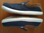 14M Crocs Mens Slip-on Triple Comfort Shoes Casual Blue/Brown