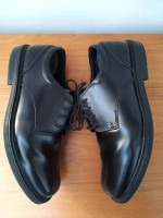 13W Nun Bush Mens Black Lace Up Oxfords Leather Dress Shoes