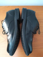13W Nun Bush Mens Black Lace Up Oxfords Leather Dress Shoes