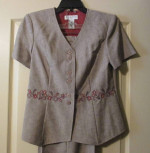 New Sag Harbor PantSuit sz 8 w/New shoes